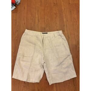 old Navy Vintage 100% Linen Men’s Beach Shorts Size 40